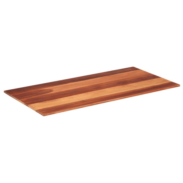 Piano Tavolo in Legno Massello di Acacia 15-16 mm 60x120 cm