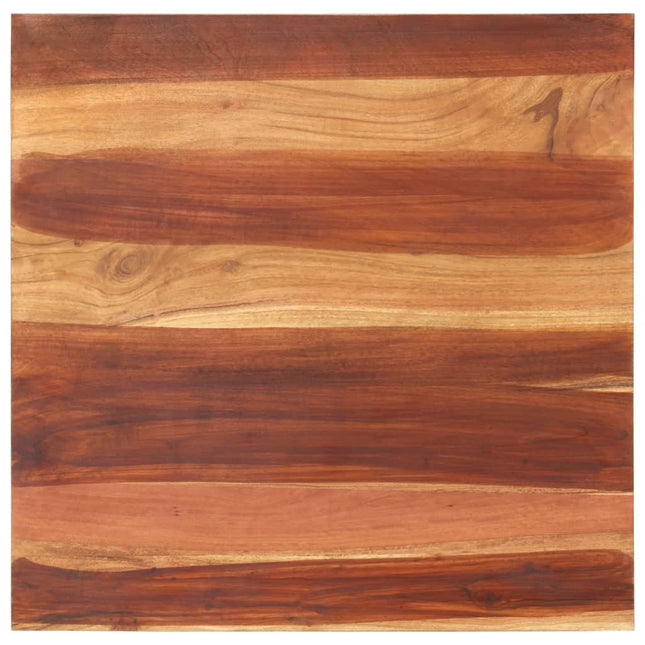 Piano Tavolo in Legno Massello di Acacia 15-16 mm 70x70 cm