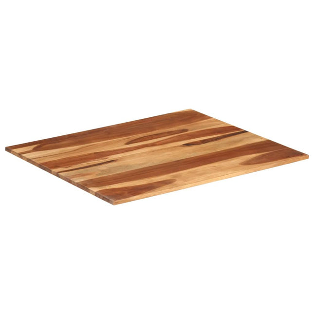 Piano Tavolo in Legno Massello di Acacia 15-16 mm 70x80 cm