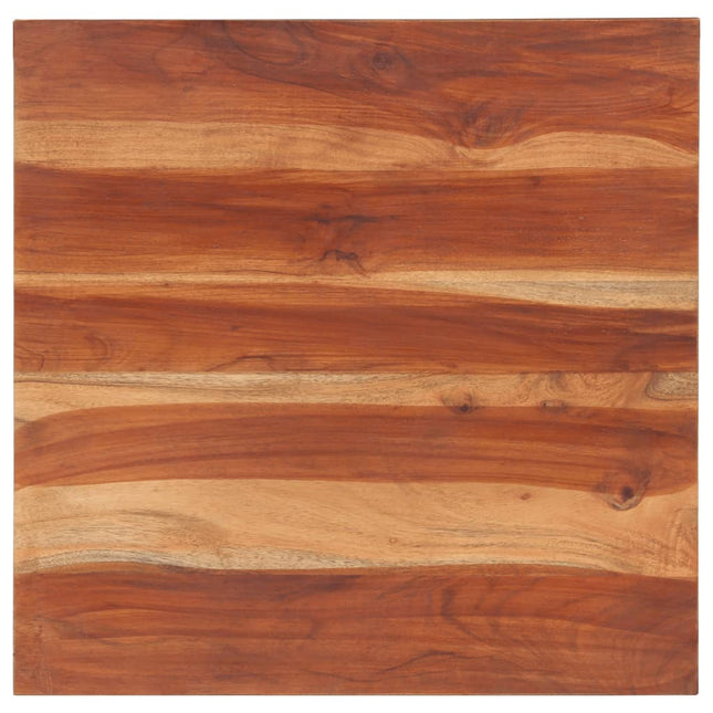 Piano Tavolo in Legno Massello di Acacia 25-27 mm 60x60 cm