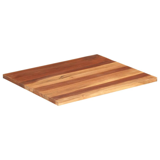 Piano Tavolo in Legno Massello di Acacia 25-27 mm 60x70 cm
