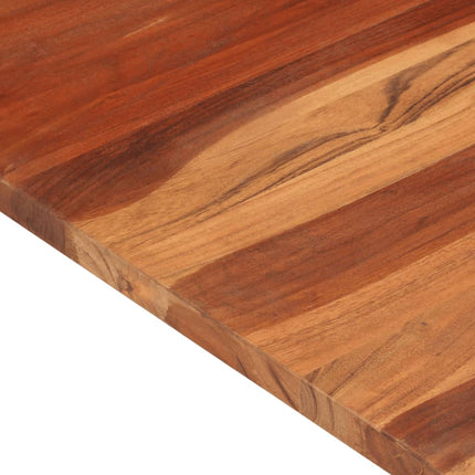 Piano Tavolo in Legno Massello di Acacia 25-27 mm 60x70 cm