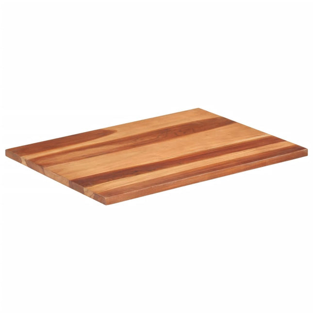 Piano Tavolo in Legno Massello di Acacia 25-27 mm 60x80 cm
