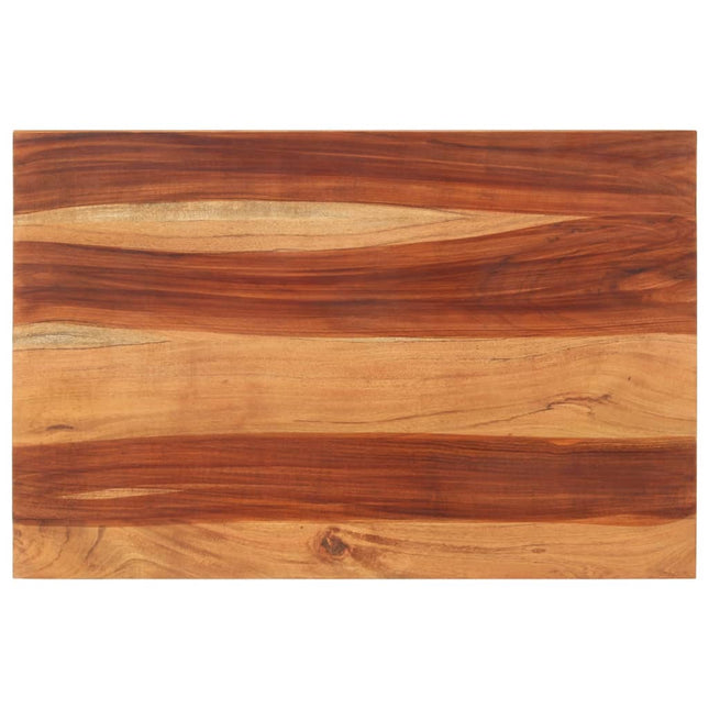 Piano Tavolo in Legno Massello di Acacia 25-27 mm 60x90 cm
