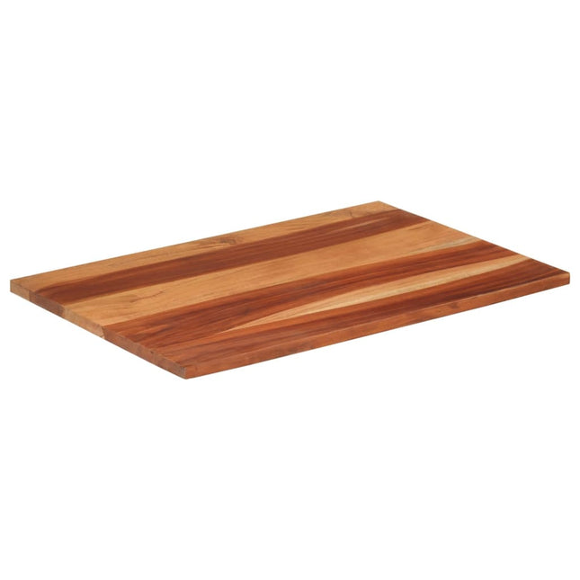 Piano Tavolo in Legno Massello di Acacia 25-27 mm 60x90 cm