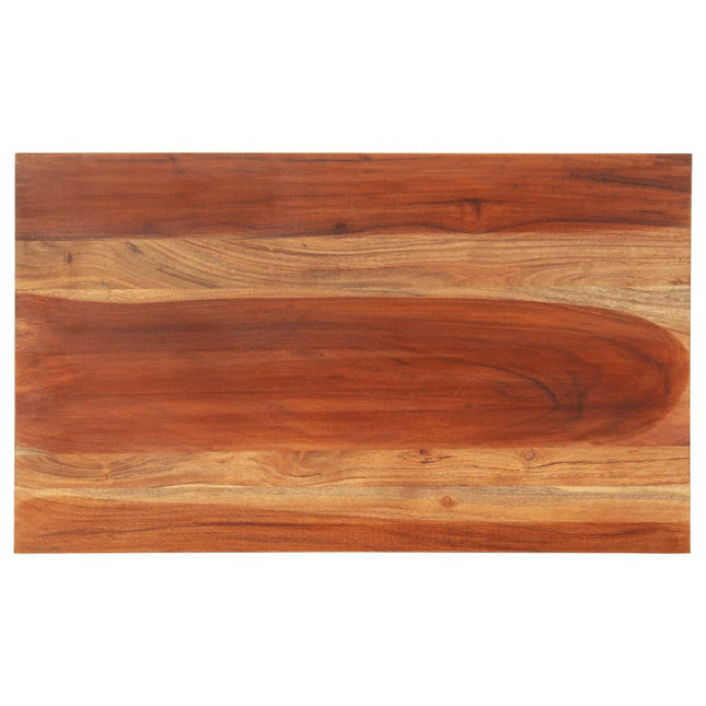 Piano Tavolo in Legno Massello di Acacia 25-27 mm 60x100 cm