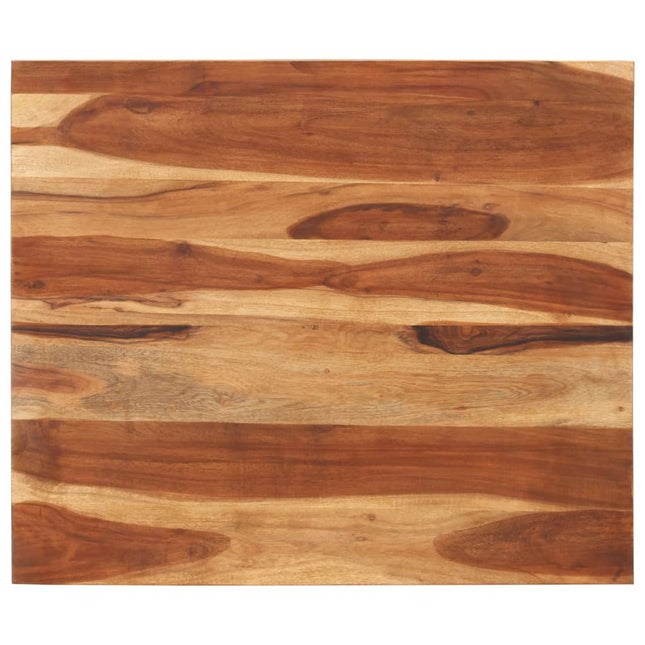 Piano Tavolo in Legno Massello di Acacia 25-27 mm 70x80 cm