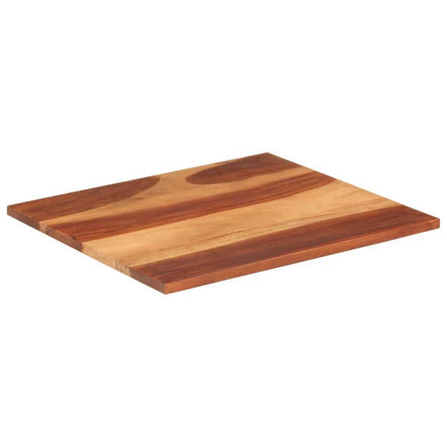 Piano Tavolo in Legno Massello di Acacia 25-27 mm 70x80 cm