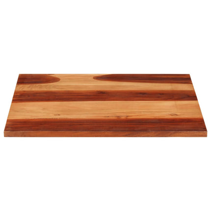 Piano Tavolo in Legno Massello di Acacia 25-27 mm 70x80 cm
