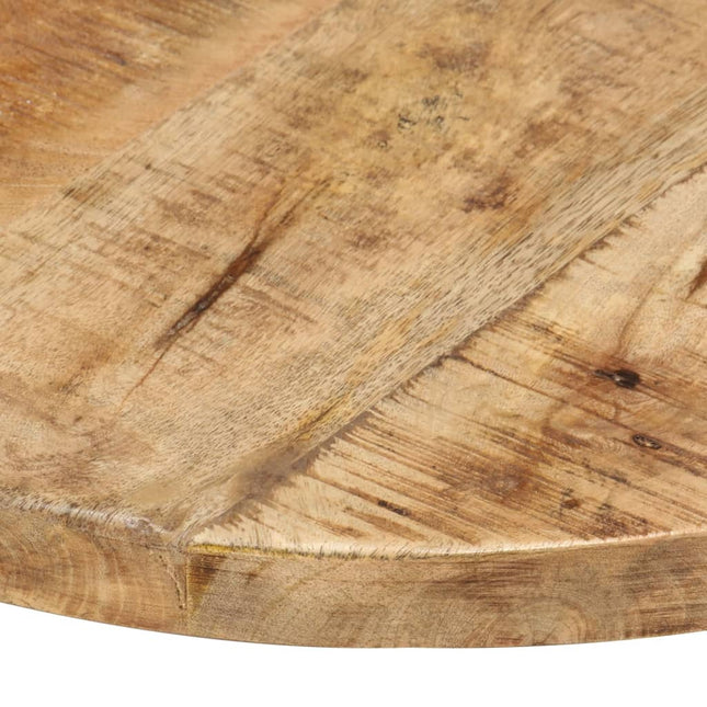 Piano Tavolo in Legno Massello di Mango Rotondo 25-27 mm 40 cm