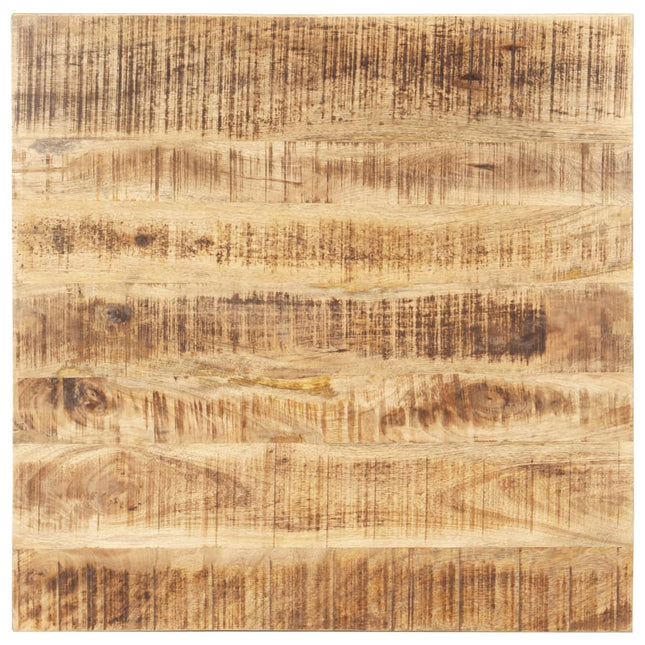 Piano Tavolo in Legno Massello di Mango 25-27 mm 60x60 cm