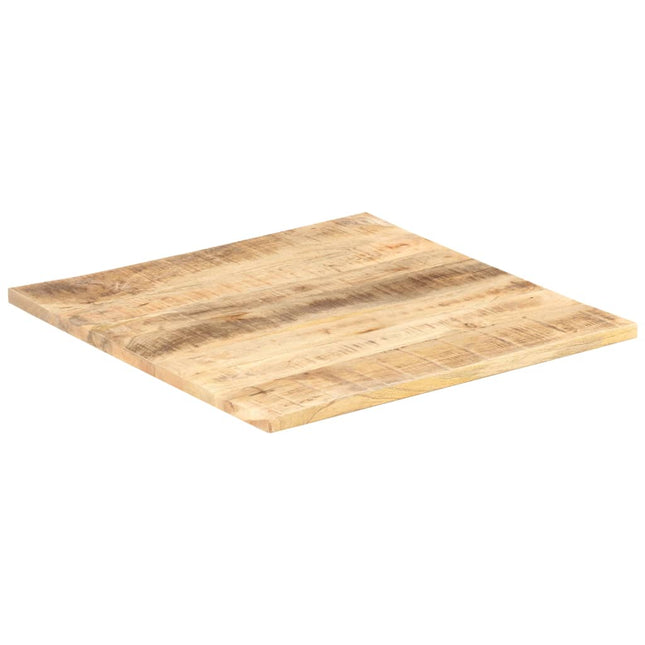 Piano Tavolo in Legno Massello di Mango 25-27 mm 60x60 cm