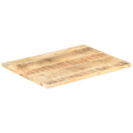 Piano Tavolo in Legno Massello di Mango 25-27 mm 70x60 cm