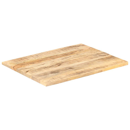 Piano Tavolo in Legno Massello di Mango 25-27 mm 80x60 cm