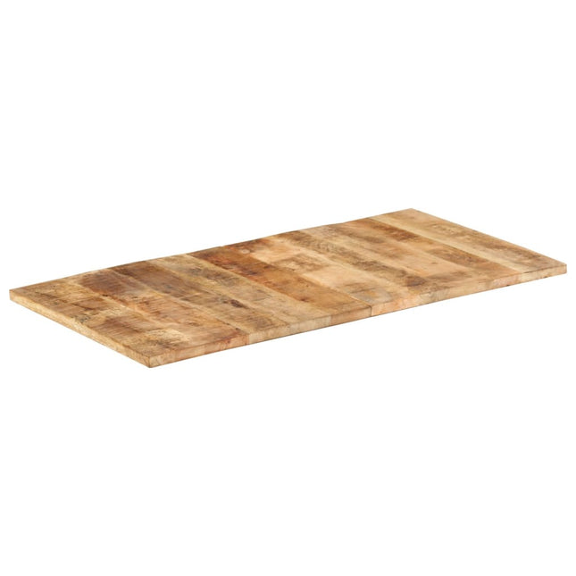 Piano Tavolo in Legno Massello Mango 25-27 mm 120x60 cm