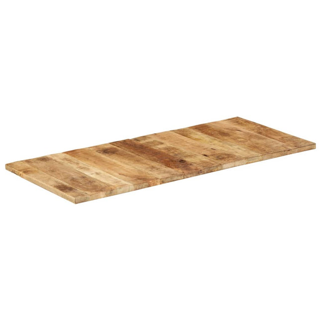Piano Tavolo in Legno Massello di Mango 25-27 mm 140x60 cm