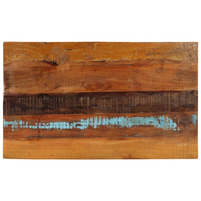 Piano Tavolo Rettangolare 60x100 cm 25-27 mm Legno di Recupero