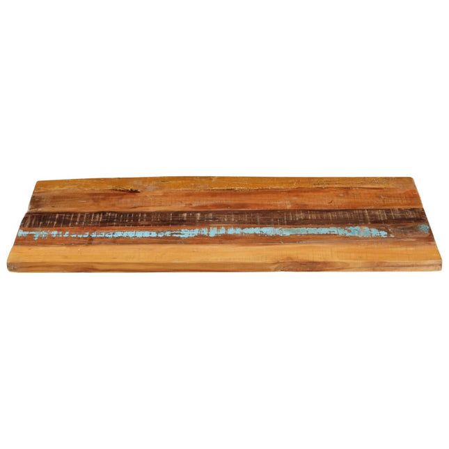 Piano Tavolo Rettangolare 60x100 cm 25-27 mm Legno di Recupero