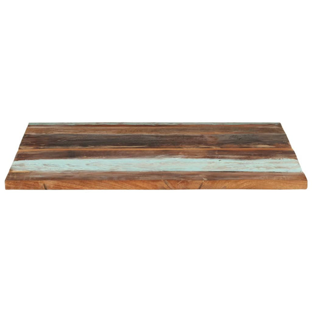 Piano Tavolo Quadrato 80x80 cm 25-27 mm in Legno di Recupero