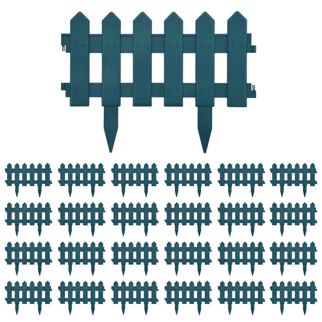 Bordi per Prato 25 pz Verdi 10 m in PP