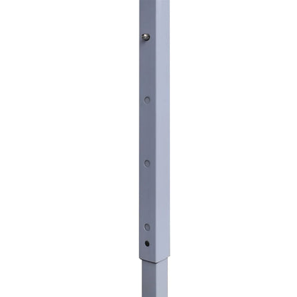 Gazebo Professionale Pieghevole 2x2 m in Acciaio Crema