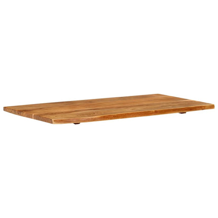Piano per VanitÃƒÂ  Bagno in Massello di Acacia 100x52x2,5 cm