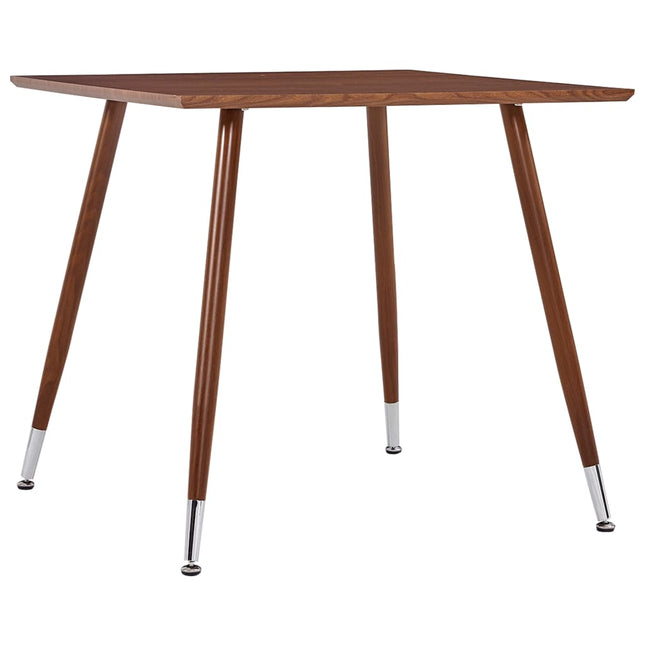 Tavolo da Pranzo Marrone 80,5x80,5x73 cm in MDF