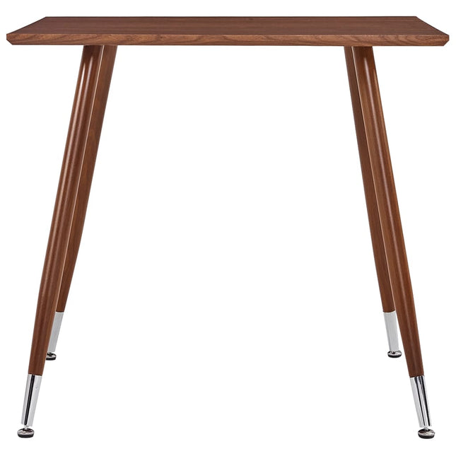 Tavolo da Pranzo Marrone 80,5x80,5x73 cm in MDF