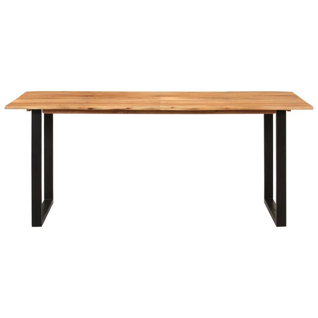 Tavolo da Pranzo 180x90x76 cm in Legno Massello di Acacia