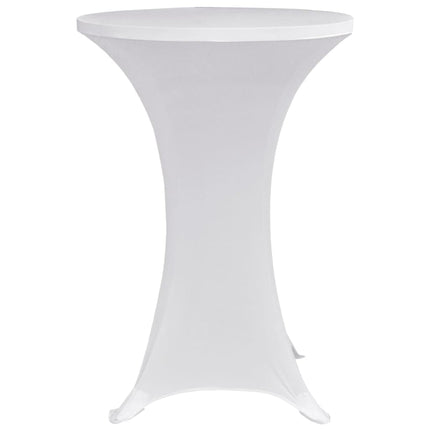 Coperture Verticali per Tavolo 4 pz ÃƒËœ60 cm Bianco Elastico