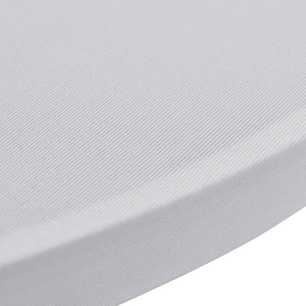 Coperture Verticali per Tavolo 4 pz ÃƒËœ60 cm Bianco Elastico