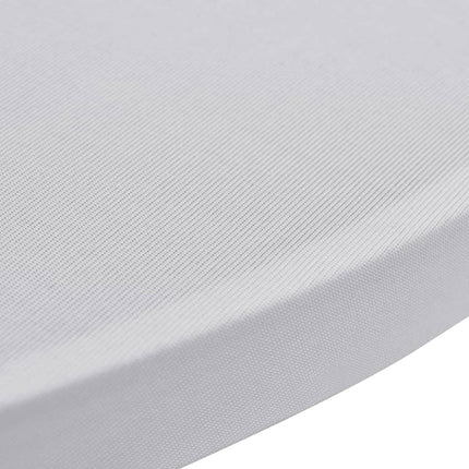 Coperture Verticali per Tavolo 4 pz Ã˜80 cm Bianco Elastico