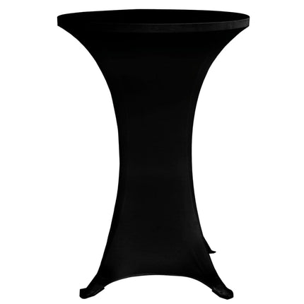 Coperture Verticali per Tavolo 4 pz ÃƒËœ70 cm Nero Elastico