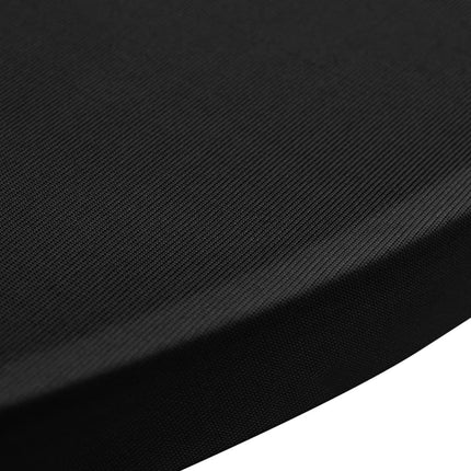 Coperture Verticali per Tavolo 4 pz ÃƒËœ80 cm Nero Elastico