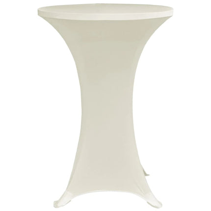 Coperture Verticali per Tavolo 4 pz ÃƒËœ60 cm Crema Elastico