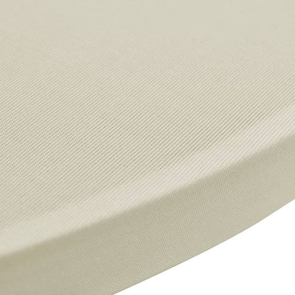 Coperture Verticali per Tavolo 4 pz ÃƒËœ60 cm Crema Elastico