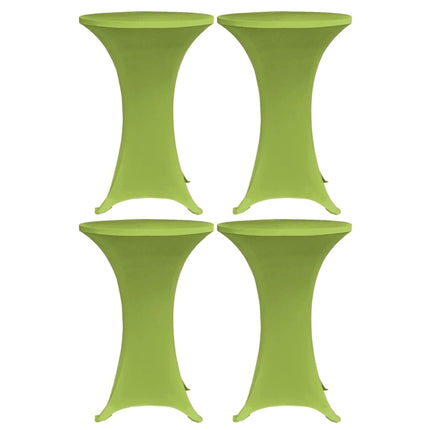 Copritavoli Elastici 4 pz 60 cm Verde