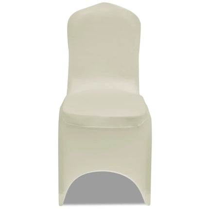 Coprisedia in Tessuto Elasticizzato Crema 12 pz