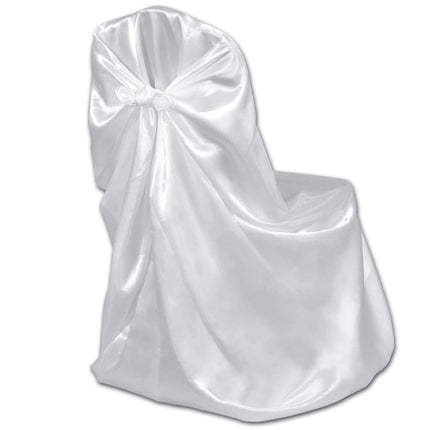 Coprisedia per Feste di Matrimonio 12 pz Bianca