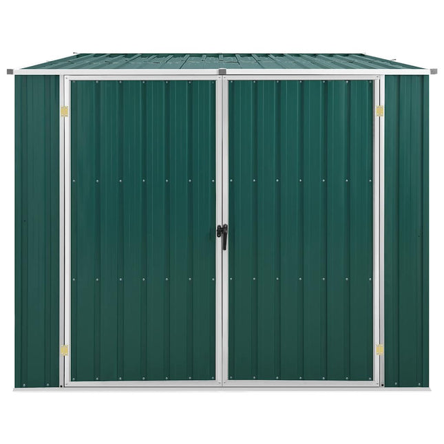Capanno da Giardino Verde 195x198x159 cm in Acciaio Zincato