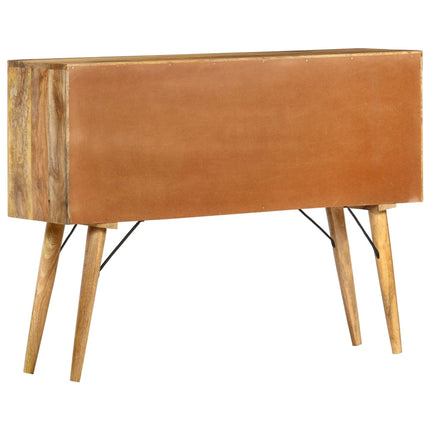 Credenza 110x30x82 cm in Legno Massello di Mango