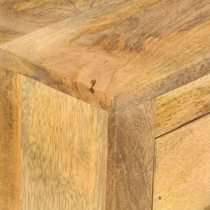 Tavolino Salotto con 4 Cassetti 90x50x35cm Legno Massello Mango
