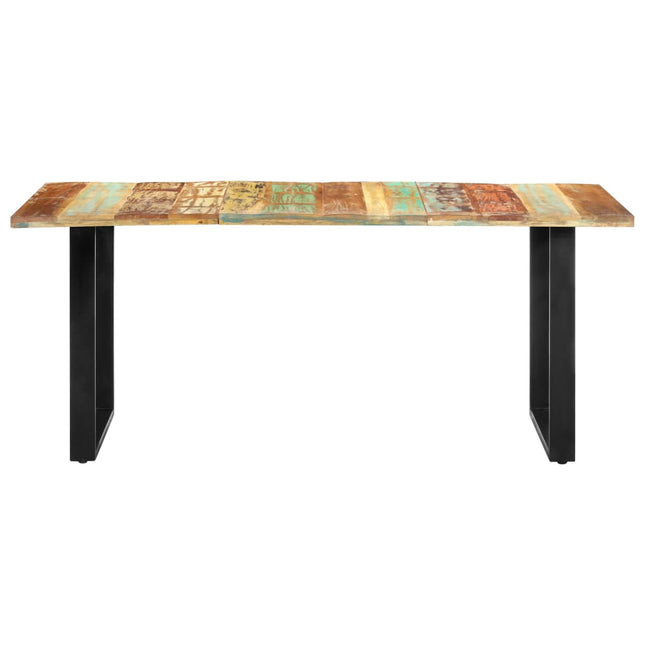 Tavolo da Pranzo 180x90x76 cm in Legno Massello di Recupero