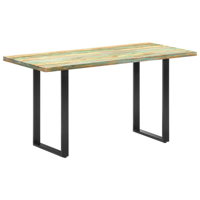 Tavolo da Pranzo 140x70x76 cm in Legno Massello di Recupero