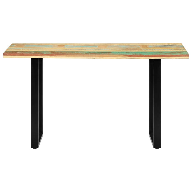 Tavolo da Pranzo 140x70x76 cm in Legno Massello di Recupero