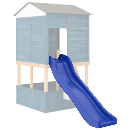 Scivolo per Bambini Blu 175x38x23 cm in Polipropilene