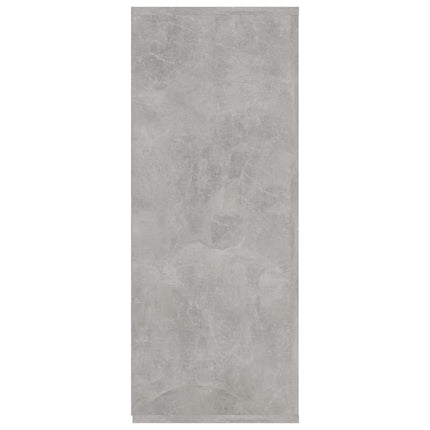 Credenza Grigio Cemento 105x30x75 cm in Legno Multistrato