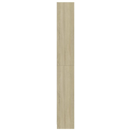 Libreria 5 Ripiani Rovere Sonoma 80x24x175 cm Legno Multistrato