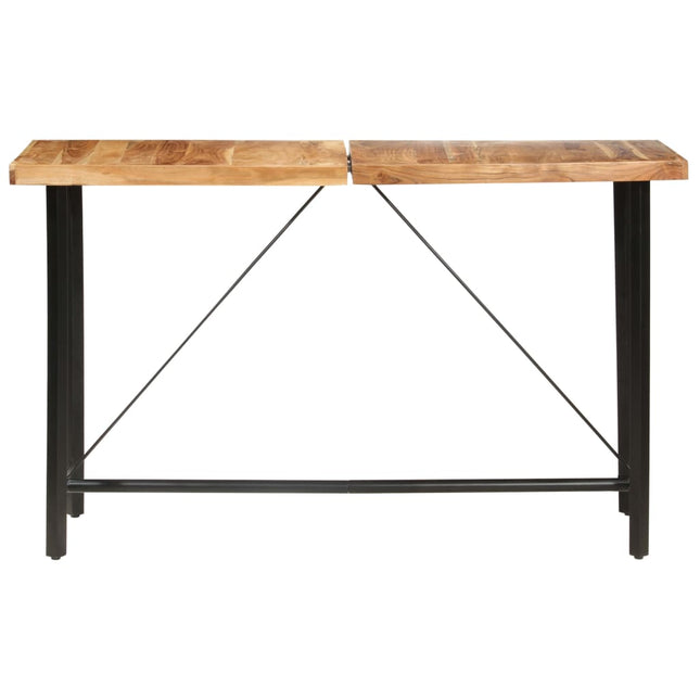 Tavolo da Bar 180x70x107 cm in Legno Massello di Acacia