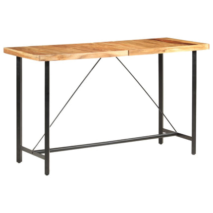 Tavolo da Bar 180x70x107 cm in Legno Massello di Acacia